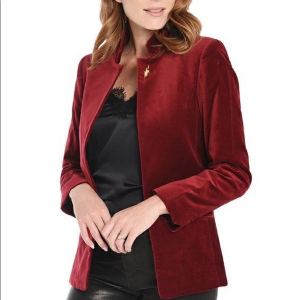 RED VELVET ZADIG & VOLTAIRE BLAZER